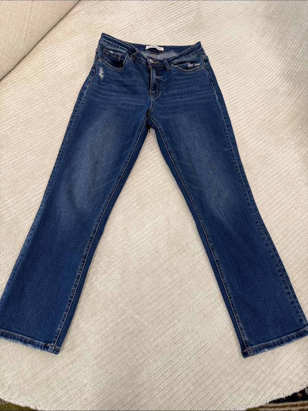 Classic Flying Monkey Dark Blue Straight-Leg Jeans